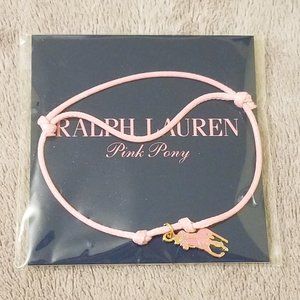 Ralph Lauren Pink Pony Breast Cancer Awareness Bracelet